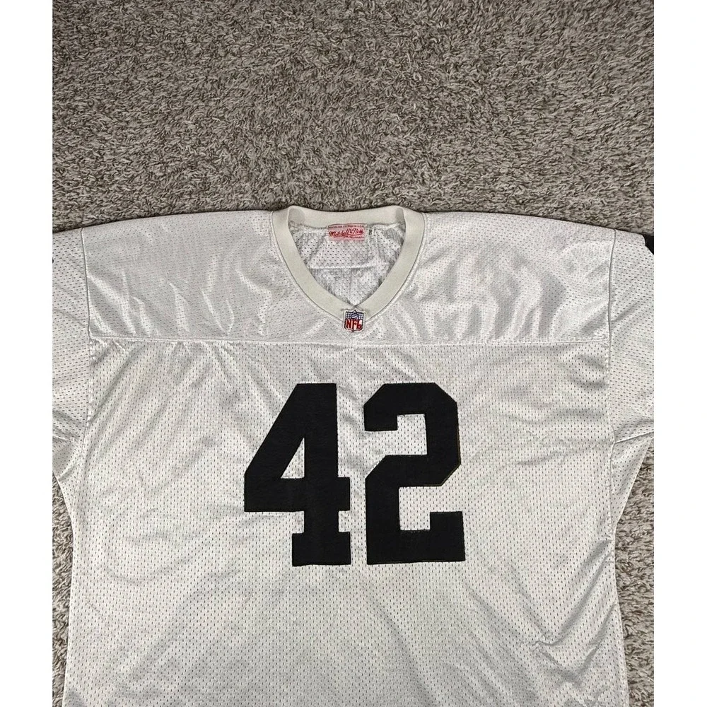 Mitchell & Ness Throwback Ronnie Lott Los Angeles Raiders 1991 Authentic Jersey - Picture 2 of 15